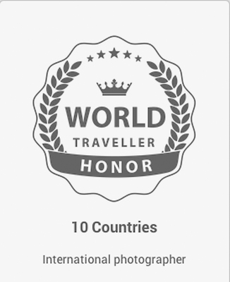 World Traveler Honor - Traveling Photography